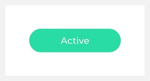 Active register button UI element template Stock Illustration