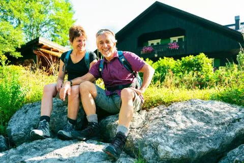 Active Senior Couple 写真素材