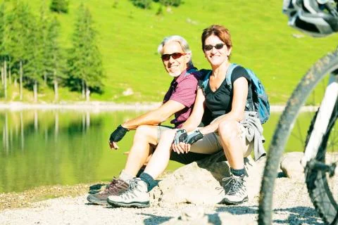 Active Senior Couple Stock Photos