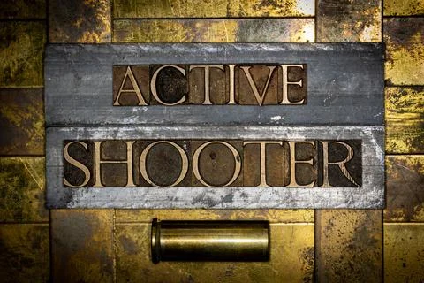 Active Shooter Stock Illustration