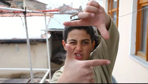 Active states of a young boy Stock Footage 10795909