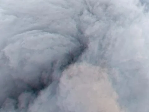 Active Swirling Cloud Formations Generate Dramatic Abstract Images For Various Stock Photos