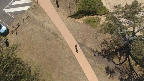 Active tracking on path Stock Footage 89323393