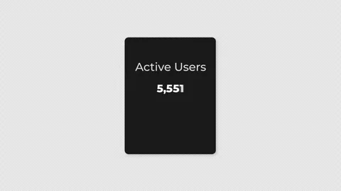 Active Users Card Dark Stock Footage 330043709