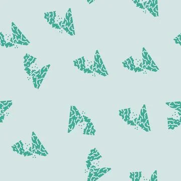 Active volcano lava glyph seamless pattern Stock Illustration