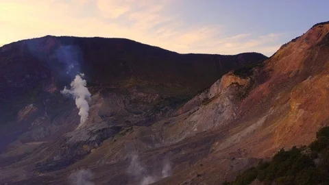 Active volcanoes in Indonesia 動画素材 126307538