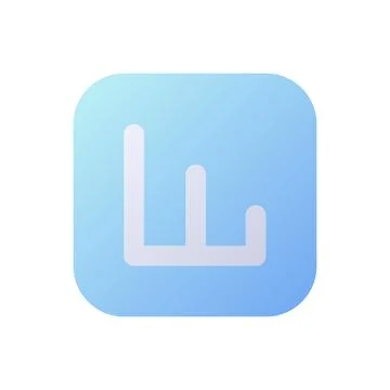 Activity analytics pixel perfect flat gradient two-color ui icon 스톡 일러스트