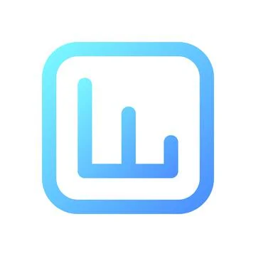 Activity analytics pixel perfect gradient linear ui icon 스톡 일러스트