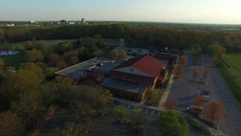 Activity Center at Bohrer Park in Spring, Sunset - Gaithersburg Maryland USA Vidéo 140720610