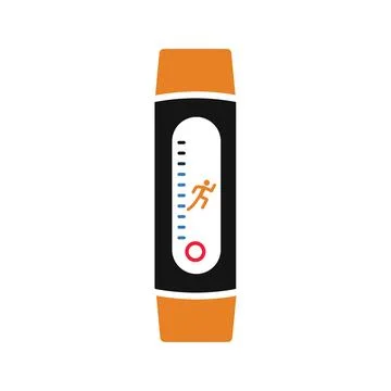 Activity, exercise, health, tracker icon. Editable vector logo. Stock Illustration