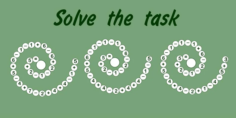 Activity sheet for preschool activities, math template, counting to 10, add.. Illustrazione stock
