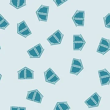 Activity tent vacation glyph seamless pattern Stockillustratie