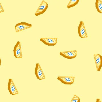 Activity tent vacation isometric icon seamless pattern Stockillustratie