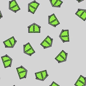 Activity tent vacation vector seamless pattern Stock Illustration