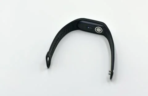 An activity tracker is an electronic device Foto stock