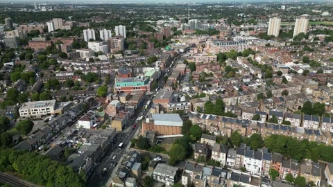 Acton High Street Stock Footage 261351107