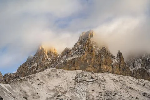 Actoprak Pass.Mount Lha Stock Photos