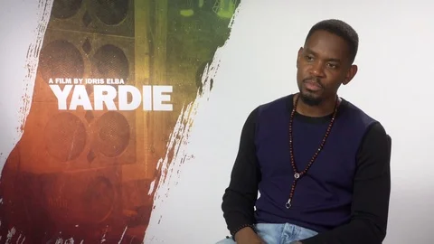 Actor Aml Ameen is interviewed for his movie Yardie - 2018 Video stock 102033929