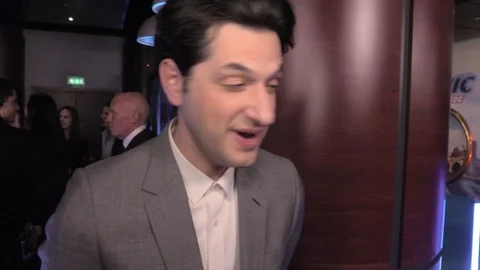 Actor Ben Schwartz is interviewed on UK premiere of movie 'Sonic' - 2020 Video stock 125803404