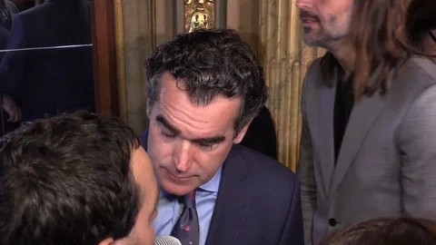 Actor Brian d'Arcy James attends 43rd TIFF - 'First Man' Premiere - 2018 Video stock 102031755