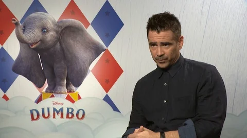 Actor Colin Farrell is interviewed for Stock Video Pond5