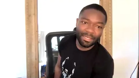 Actor David Oyelowo talks about new upcoming movie 'The Water Man' - 2021 Video stock 161193046