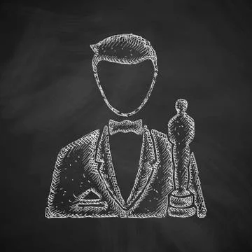 Actor icon Stock Illustration