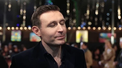Actor James Mcardle attends the premiere of movie 'Mary Queen of Scots' - 2018 Video stock 102363728