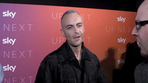 Actor Joe Gilgun is interviewed on red carpet about 'Skys Up Next' - 2020 Stock Footage 125807458