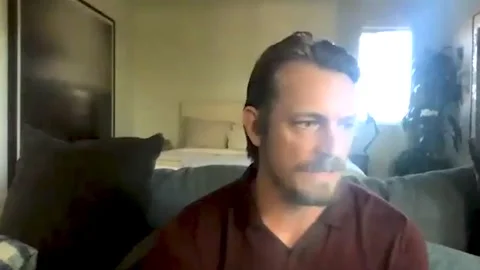 Actor Joel Kinnaman is interviewed for new movie 'Brothers by Blood' - 2021 Stock Footage 154325920