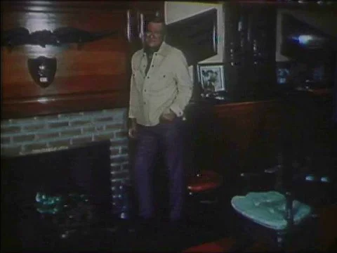 Actor John Wayne talks about patriotism and soldiers battle in World War 1, 2, Video stock 75277849