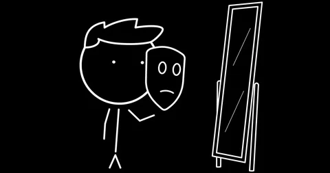 Actor mask Stock Footage 301619222