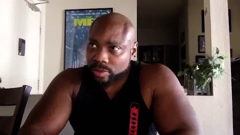 Actor Page Kennedy is interviewed for new comedy series 'The Upshaws' - 2021 Video stock 158108591