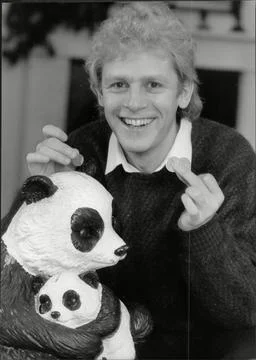 Actor Paul Nicholas Puts First Contribution Into World Wildlife Fund Panda Colle Stock Photos