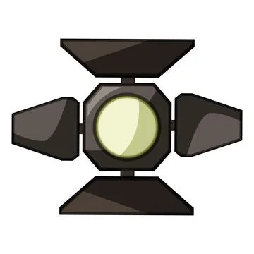 Actor spotlight stage cartoon vector illustration Stock Illustration