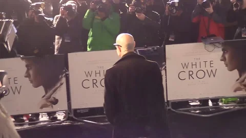 Actor Stanley Tucci attends the premiere of movie 'The White Crow' - 2019 Stock Footage 105427438