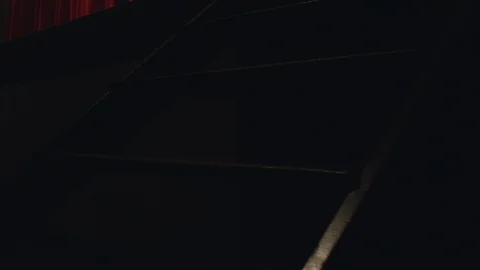 Actor in a theatre reviewing the script Stock Footage 108186749