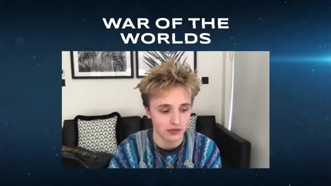 Actor Ty Tennant is interviewed for new season of 'War of the Worlds' - 2021 Video stock 158109603