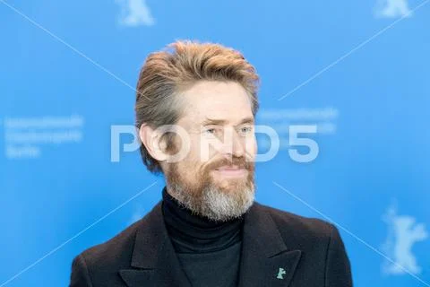 Actor Willem Dafoe poses during the 68th Berlinale 2018 Stock Photos
