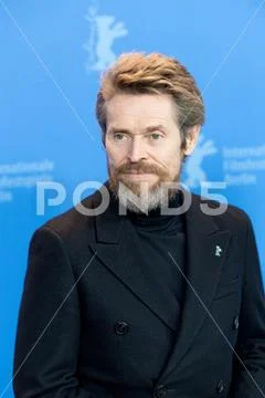 Actor Willem Dafoe poses during the 68th Berlinale 2018 Stock Photos