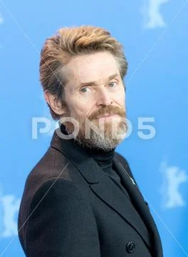Actor Willem Dafoe poses during the 68th Berlinale 2018 Stock Photos