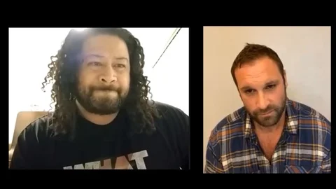 Actors Jake Ryan and John Tui talk about their new film Savage - 2020 Stock Footage 140201971