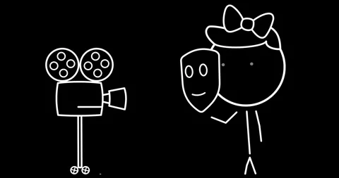 Actor's mask Stock Footage 301963805