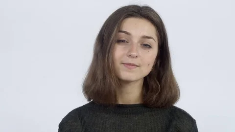 Actress fools around on camera 库存影片 81810451