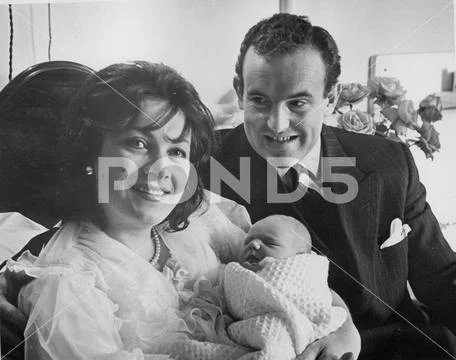Photograph: Actress Margaret Whiting And Husband Actor Colin Blakely With  Their Newborn Son #218847807