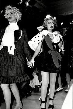 Actress Patsy Kensit On The Catwalk At London Fashion Week Modelling Vivienne We Stock Photos