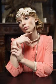 Actress on the scene Stock Photos