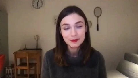 Actress Tilda Cobham-Hervey is interviewed for new movie I Am Woman - 2020 Video stock 144638575