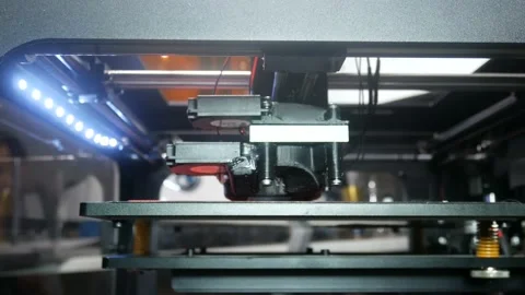 Actual 3d printer mechanisms 動画素材 89576064