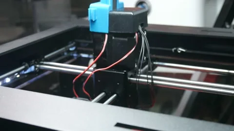 Actual 3d printer mechanisms 動画素材 89941149